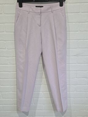 Theory Silk Tailored Slim Trousers